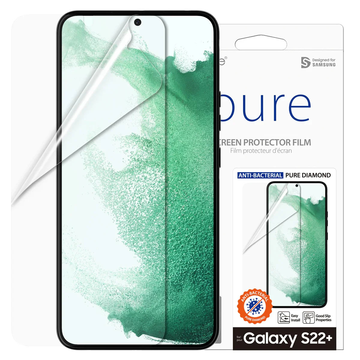 Araree Pure Diamond Screen Protector For Samsung Galaxy S22 Plus - Clear - Tashqila Araree Pure Diamond Screen Protector For Samsung Galaxy S22 Plus - Clear - Tashqila